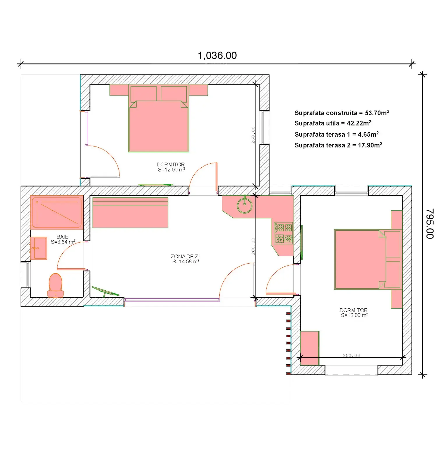 Single-storey house designs
