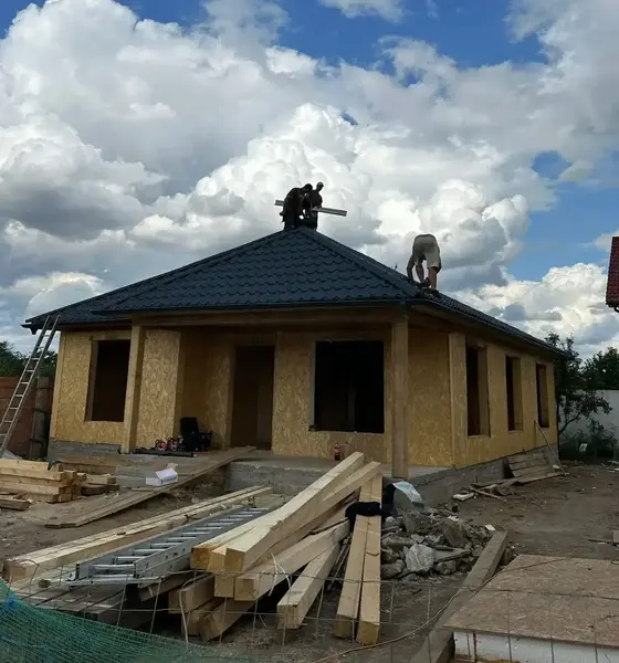 SIP panel house kit – 120 m²