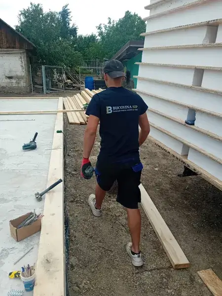 Foundation for a SIP Panel House